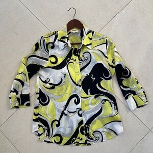 L' Agence Dani 100% Silk Blouse sz S